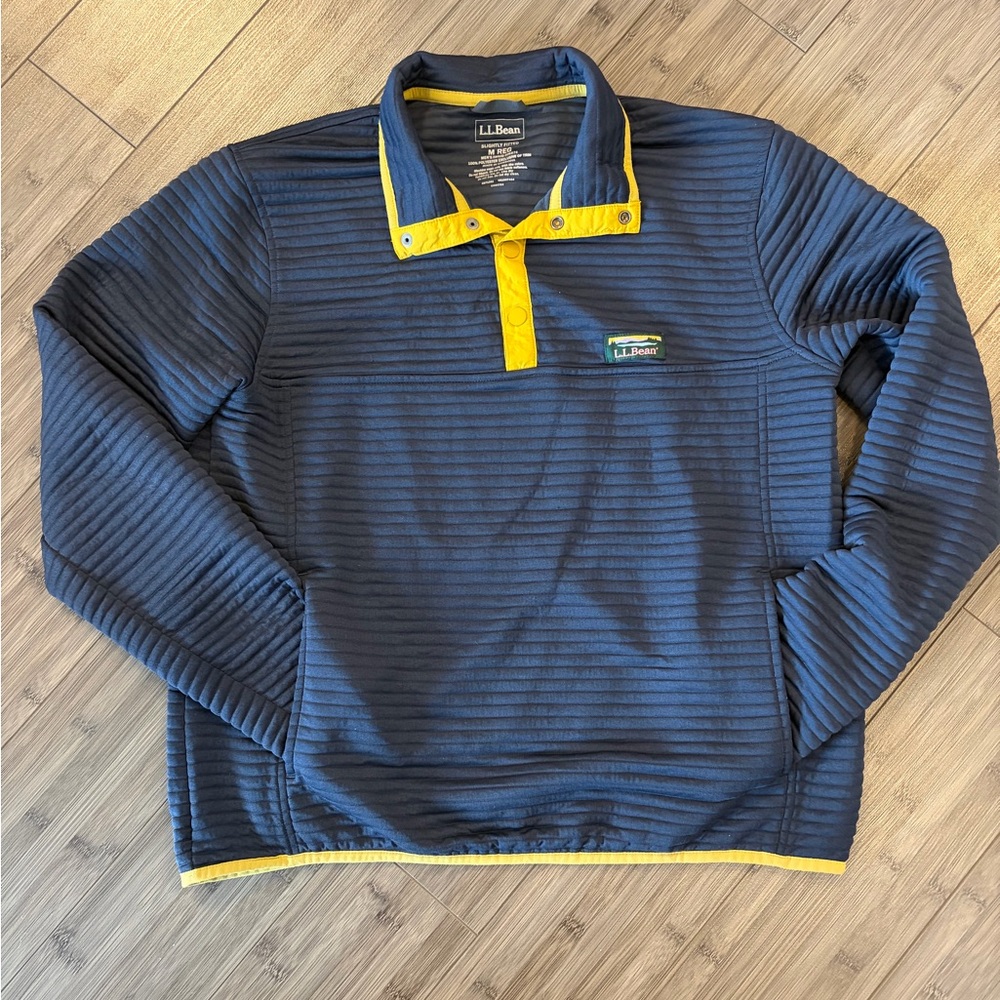 L.L. Bean Men's Navy Pullover